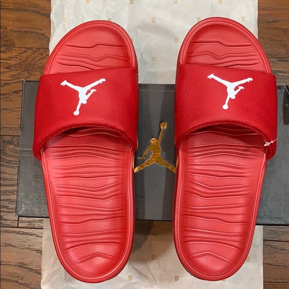 JORDAN BREAK SLIDE Gym Red/White - Picture 3 of 16